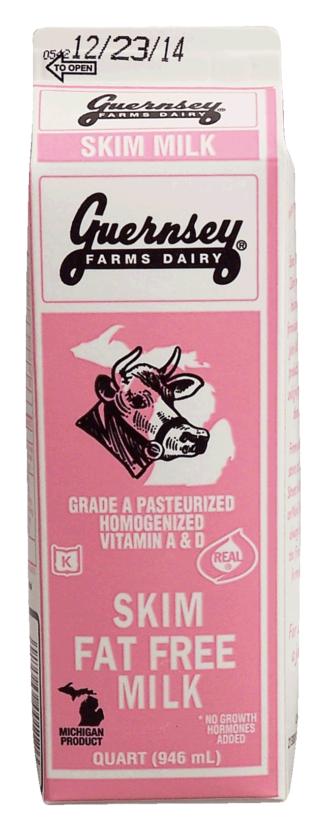 Guernsey Farms Dairy  skim fat free milk Full-Size Picture